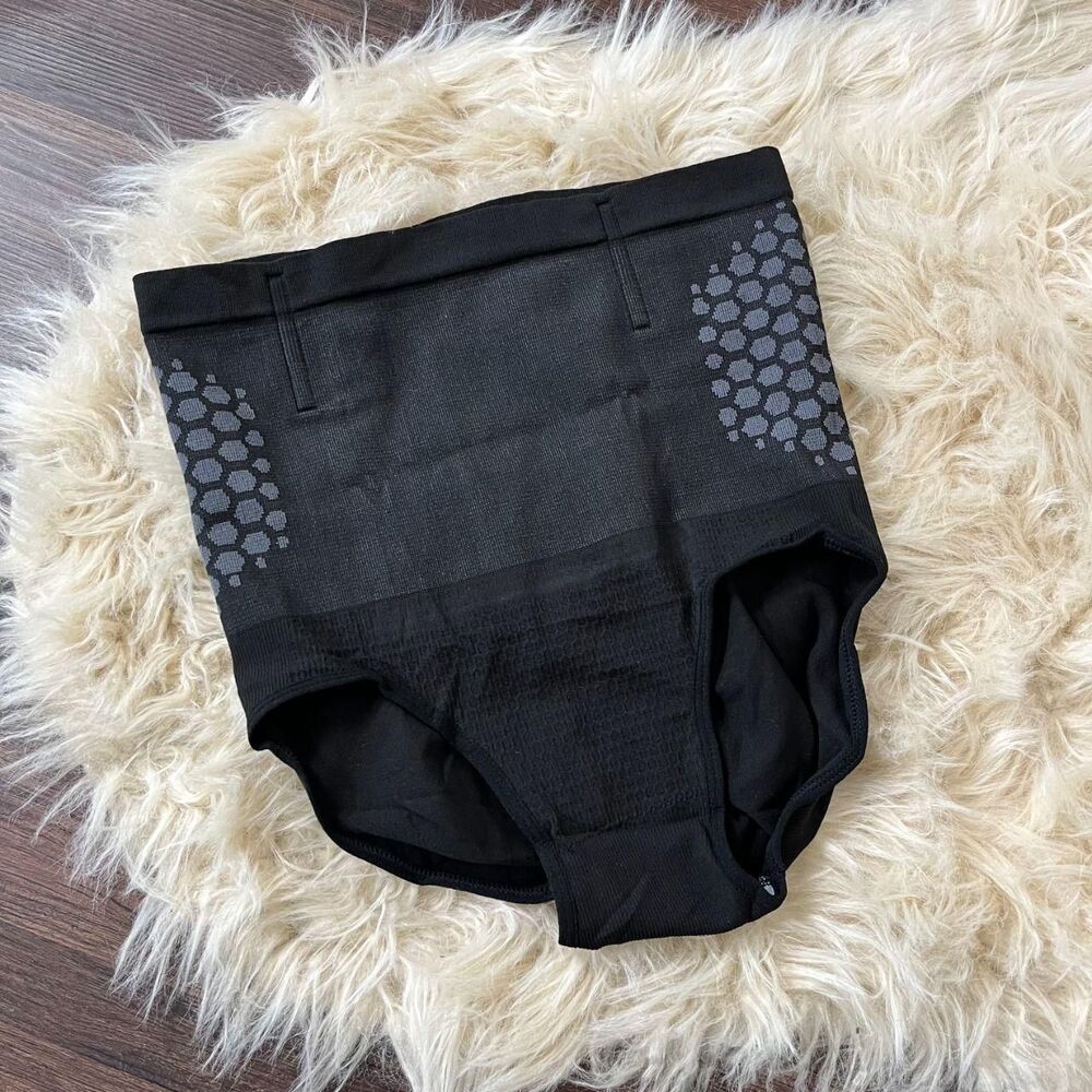 New Black Tummy Control Flattering Shaping Shape Panties Underwear L
